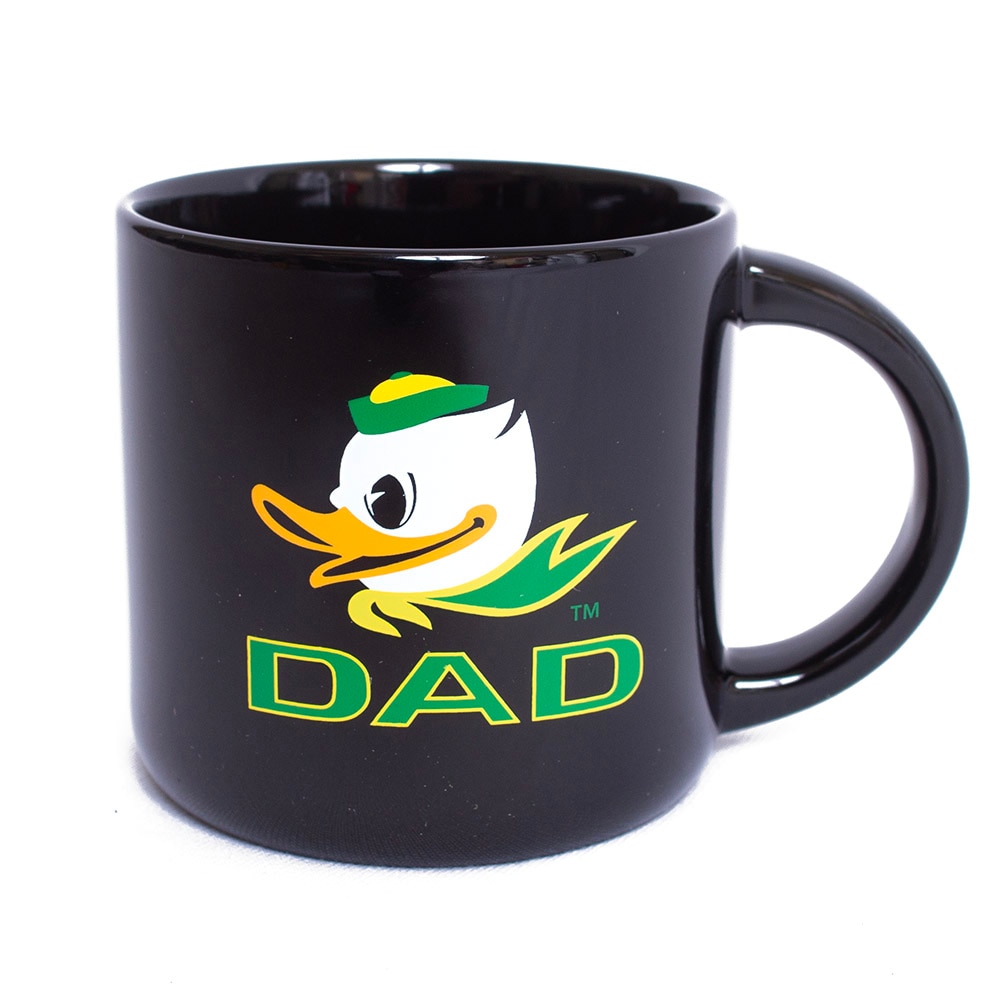Fighting Duck, Neil, Black, Traditional Mugs, Home & Auto, Cora, 2024, Dad, 14 ounce, 824474